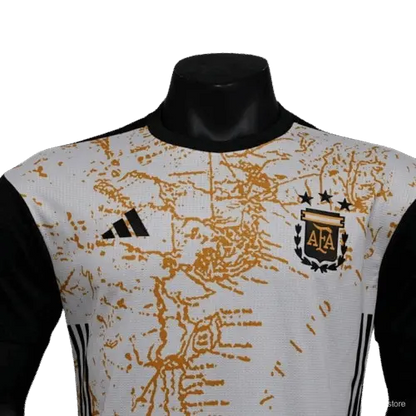 2023 Argentina White/Brown Special kit - Player version Retro-footballkits