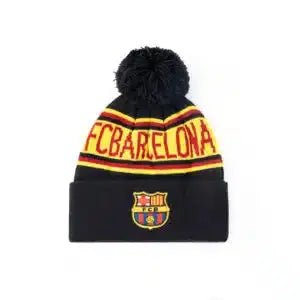 FC Barcelona Pom Knitted Beanie – Black Retro-footballkits