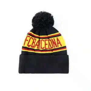 FC Barcelona Pom Knitted Beanie – Black Retro-footballkits