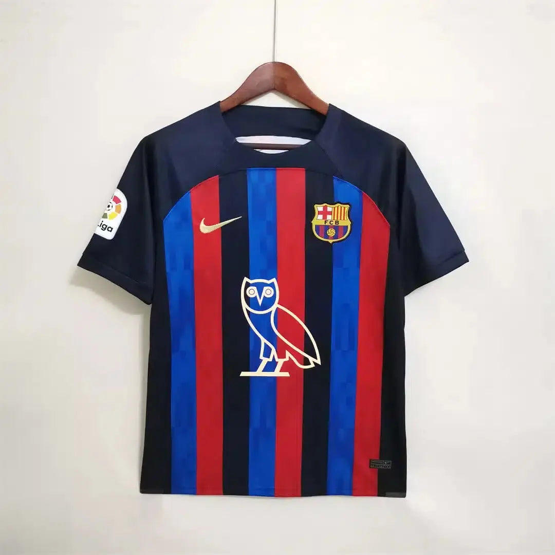 FC Barcelona x Drake OVO Kit – Fan Version Retro-footballkits