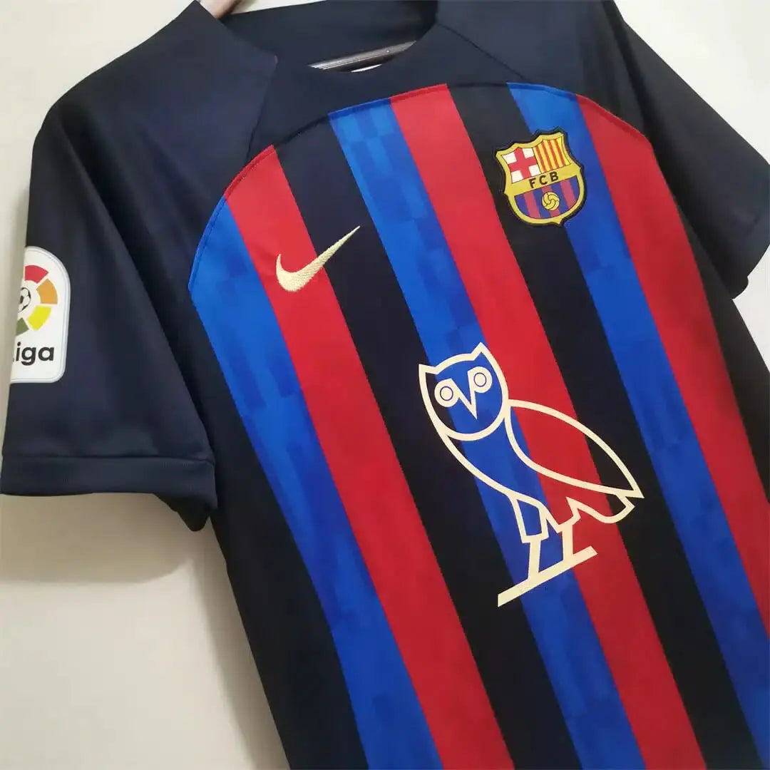 FC Barcelona x Drake OVO Kit – Fan Version Retro-footballkits