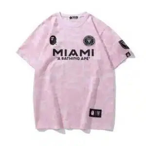 Inter Miami X Bape Special Pink Kit – Fan Version Retro-footballkits