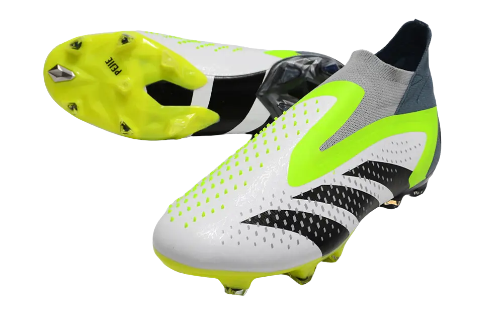 Adidas Predator Accuracy + AG Crazyrush - Blanc/Noir/Lucid Lemon Retro-footballkits