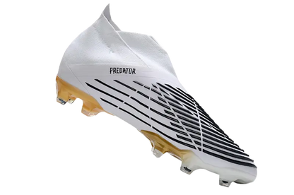 Adidas Predator Edge+ FG Al Hilm - White/Black/Metallic Gold Retro-footballkits