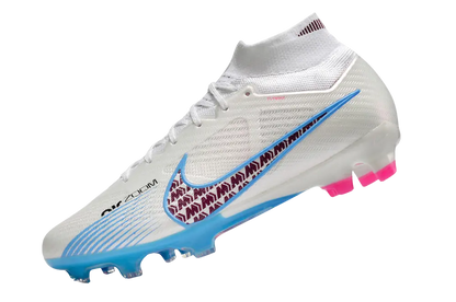 Nike Air Zoom Mercurial Superfly 9 Elite FG White Blue Pink Retro-footballkits