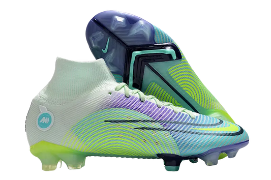 Nike Mercurial Superfly 8 Elite FG Dream Speed - Barely Green Electro Purple Retro-footballkits