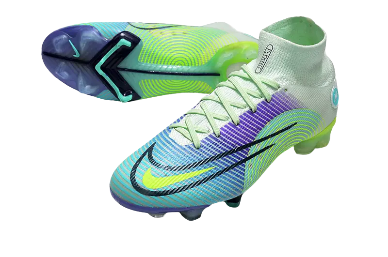 Nike Mercurial Superfly 8 Elite FG Dream Speed - Barely Green Electro Purple Retro-footballkits