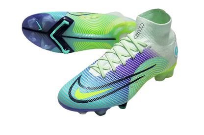 Nike Mercurial Superfly 8 Elite FG Dream Speed - Barely Green Electro Purple Retro-footballkits