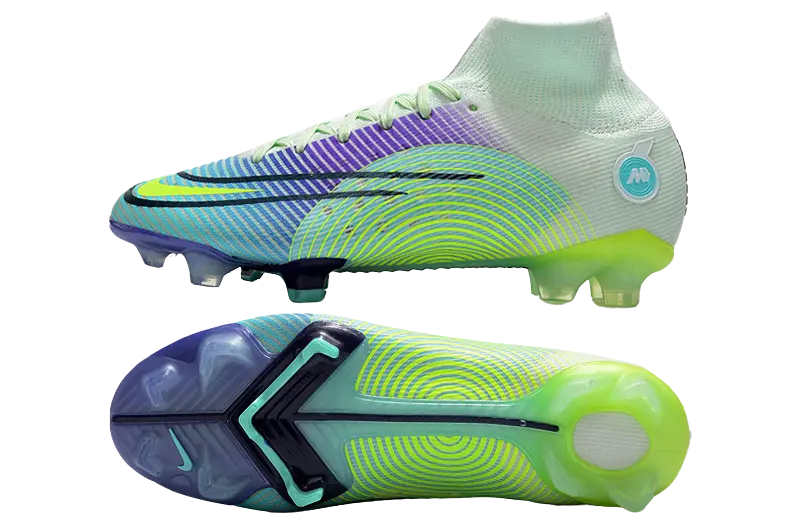 Nike Mercurial Superfly 8 Elite FG Dream Speed - Barely Green Electro Purple Retro-footballkits