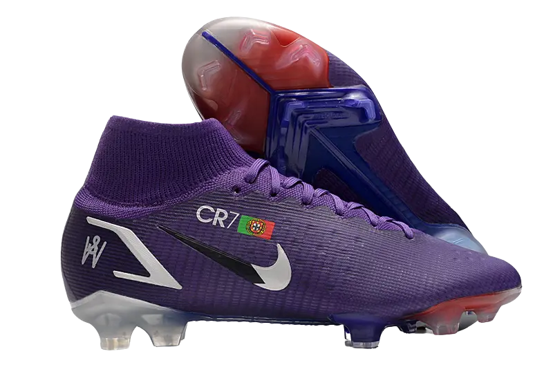 Nike Mercurial Superfly 8 Elite FG Ronaldo CR7 Purple Retro-footballkits