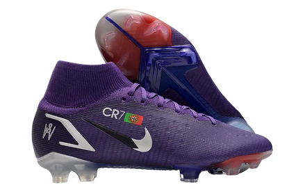 Nike Mercurial Superfly 8 Elite FG Ronaldo CR7 Purple Retro-footballkits