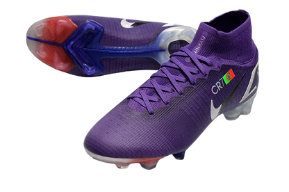 Nike Mercurial Superfly 8 Elite FG Ronaldo CR7 Purple Retro-footballkits