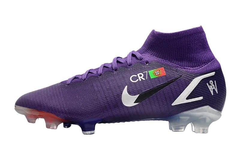 Nike Mercurial Superfly 8 Elite FG Ronaldo CR7 Purple Retro-footballkits