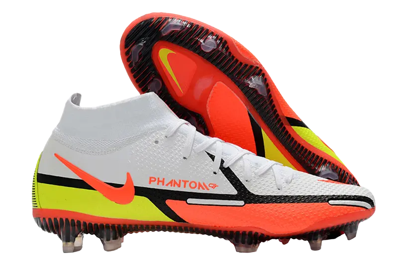 Nike Phantom GT II Elite DF FG Blanc Carmin Volt Retro-footballkits