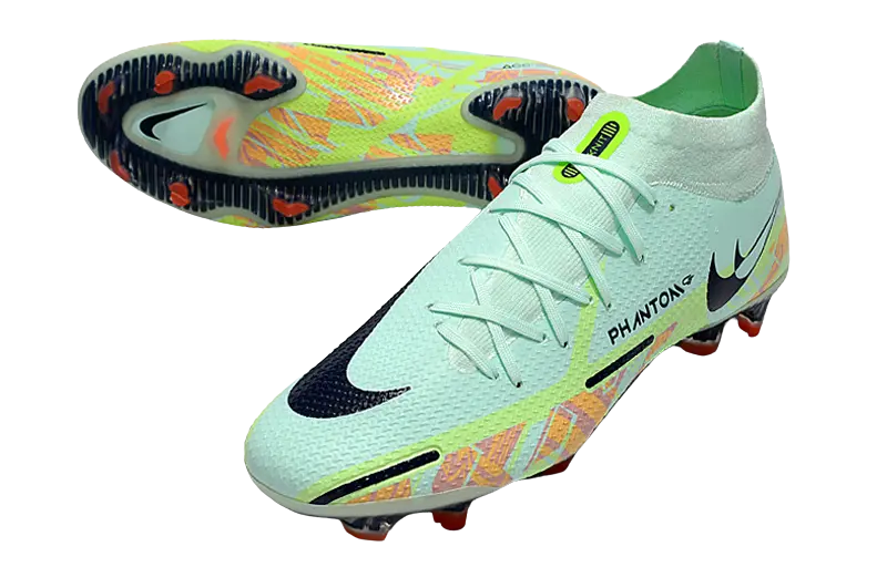 Nike Phantom GT II Elite DF FG Menthe Mousse Noirened Retro-footballkits