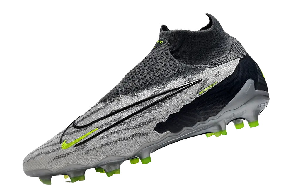 Nike Phantom GX Elite FG - Grey & Yellow Retro-footballkits