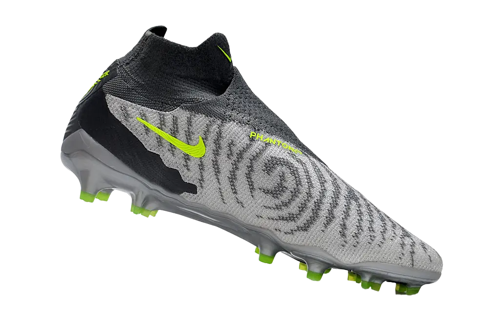 Nike Phantom GX Elite FG - Grey & Yellow Retro-footballkits