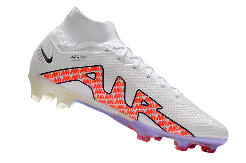 Nike Zoom Mercurial Vapor 15 Elite FG White Bright Crimson Retro-footballkits