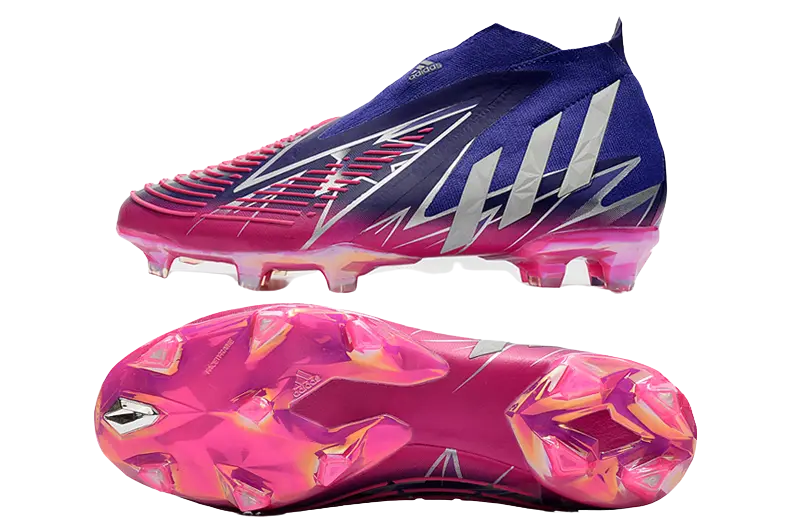 Adidas Predator Edge FG Champions Code - Purple/Silver Metallic/Pink Retro-footballkits