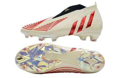 Adidas Predator Edge FG - White/Vivid/Red Gold Retro-footballkits