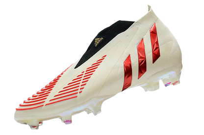 Adidas Predator Edge FG - White/Vivid/Red Gold Retro-footballkits