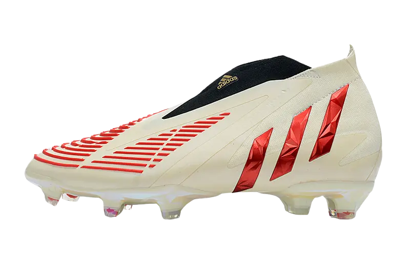 Adidas Predator Edge FG - White/Vivid/Red Gold Retro-footballkits