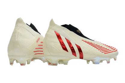 Adidas Predator Edge FG - White/Vivid/Red Gold Retro-footballkits