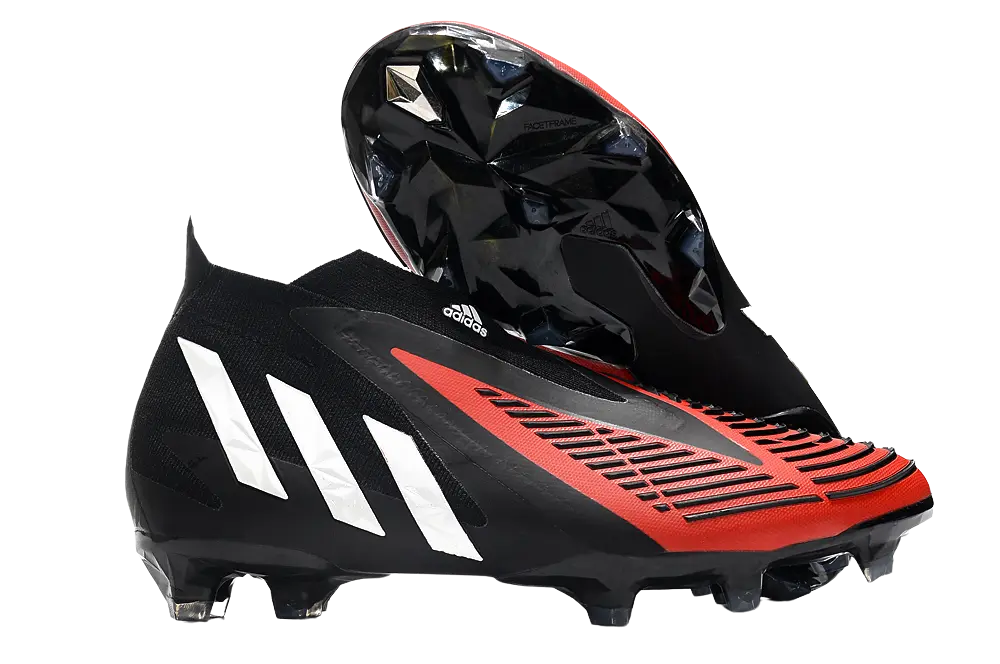 Adidas Predator Edge FG - Black/White/Red Retro-footballkits