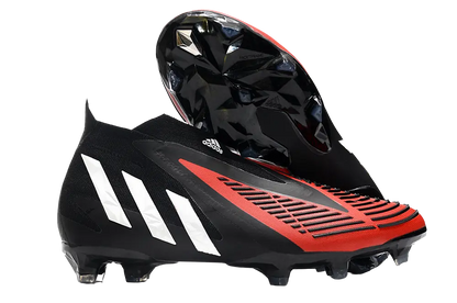 Adidas Predator Edge FG - Black/White/Red Retro-footballkits