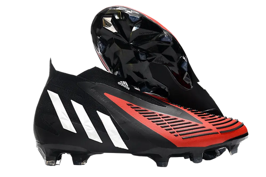 Adidas Predator Edge FG - Black/White/Red Retro-footballkits