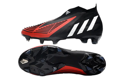 Adidas Predator Edge FG - Black/White/Red Retro-footballkits