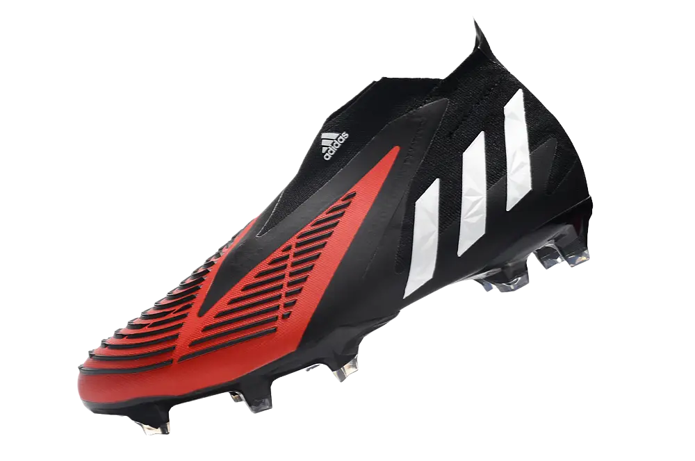 Adidas Predator Edge FG - Black/White/Red Retro-footballkits