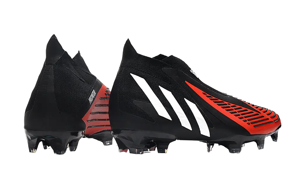 Adidas Predator Edge FG - Black/White/Red Retro-footballkits