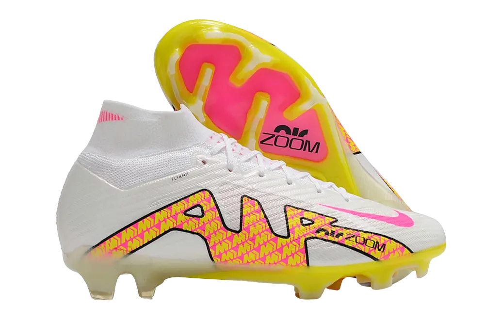 Nike Air Zoom Mercurial Vapor 15 Elite FG - White/Pink/Red Retro-footballkits