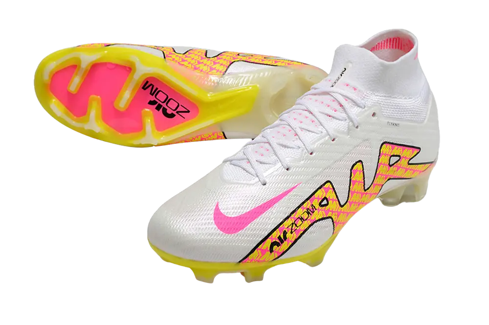 Nike Air Zoom Mercurial Vapor 15 Elite FG - White/Pink/Red Retro-footballkits