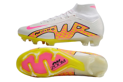 Nike Air Zoom Mercurial Vapor 15 Elite FG - White/Pink/Red Retro-footballkits