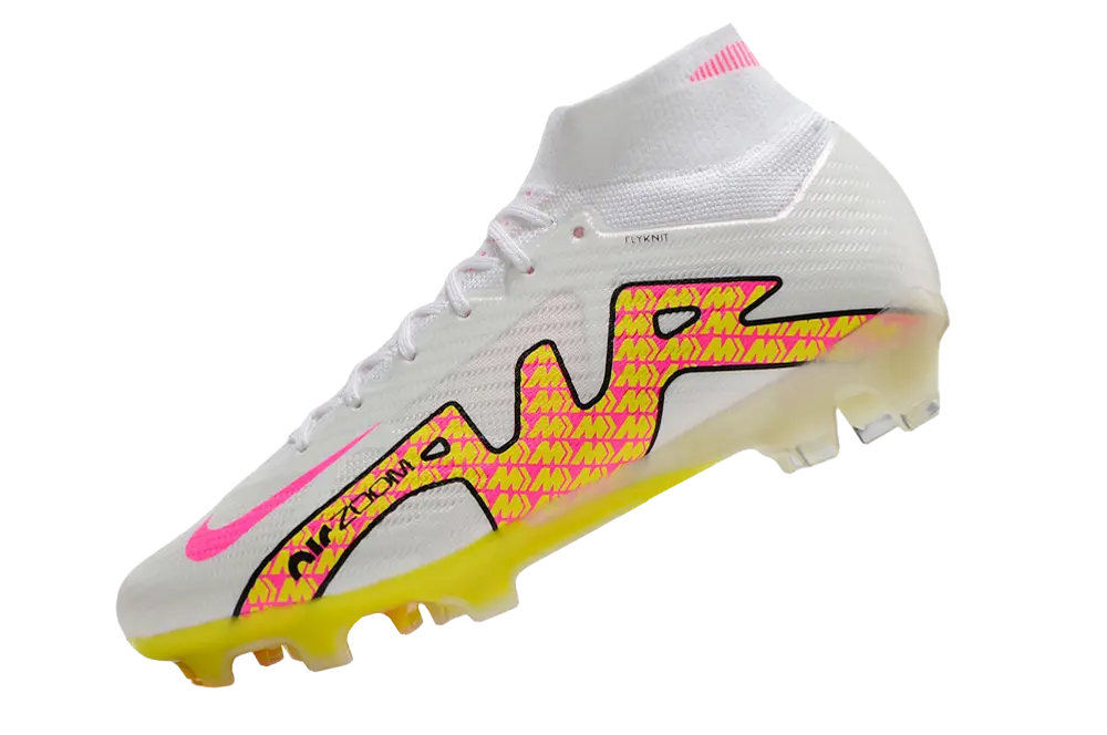 Nike Air Zoom Mercurial Vapor 15 Elite FG - White/Pink/Red Retro-footballkits