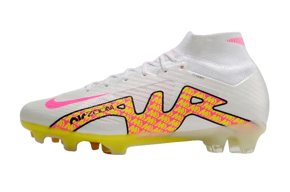 Nike Air Zoom Mercurial Vapor 15 Elite FG - White/Pink/Red Retro-footballkits