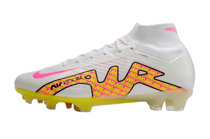 Nike Air Zoom Mercurial Vapor 15 Elite FG - White/Pink/Red Retro-footballkits