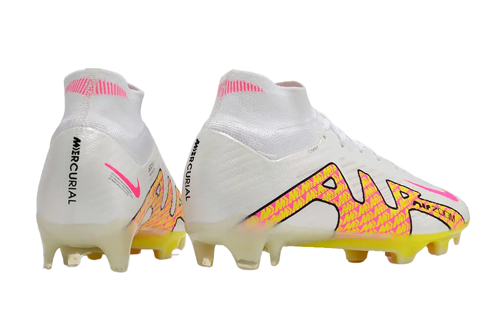 Nike Air Zoom Mercurial Vapor 15 Elite FG - White/Pink/Red Retro-footballkits