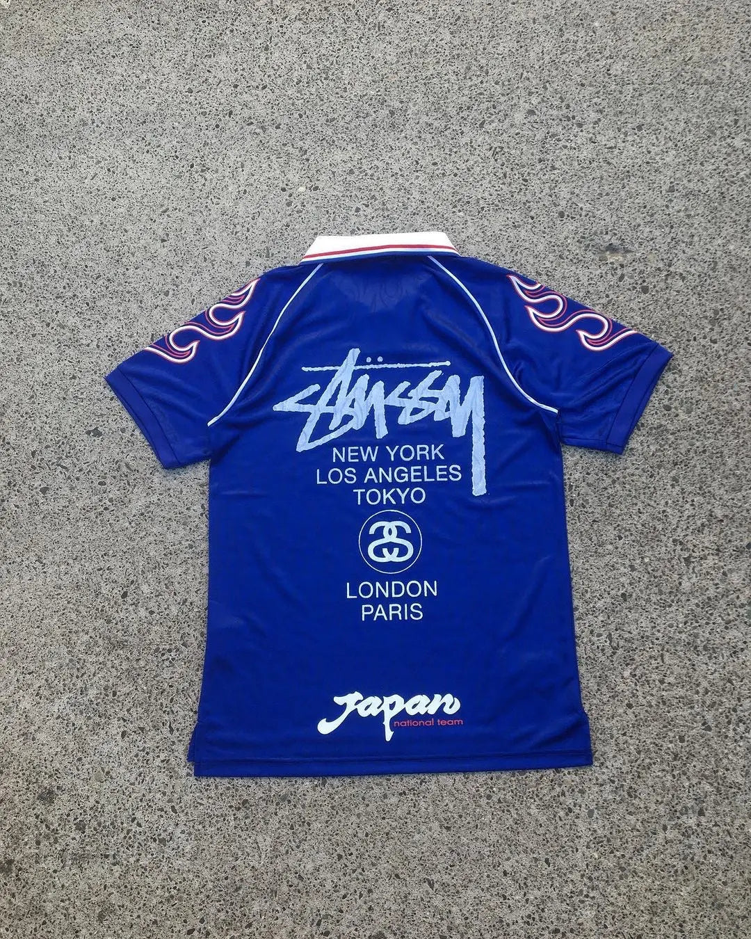 STUSSY X JAPAN Soccer Jersey  - Limited Edition Retro-footballkits