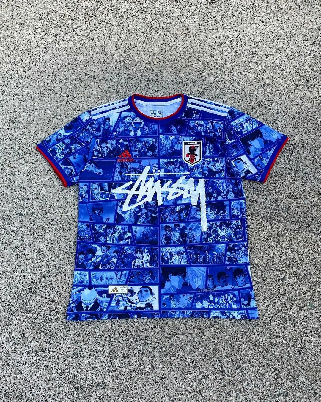 Stussy X Japan Anime Jersey - Retro-footballkits Retro-footballkits