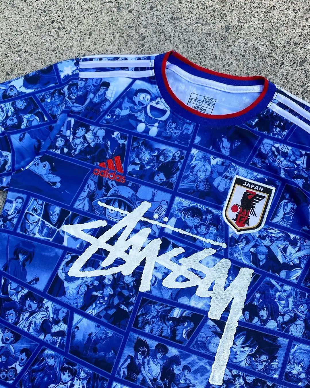 Stussy X Japan Anime Jersey - Retro-footballkits Retro-footballkits