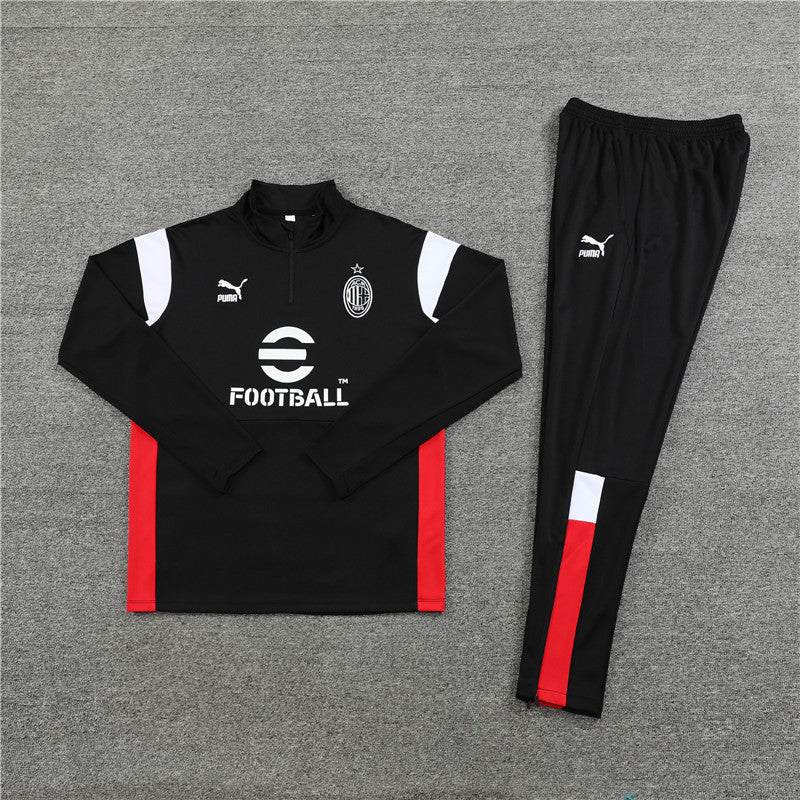 Ac Milan 23-24 | Black | Tracksuit Retro-footballkits