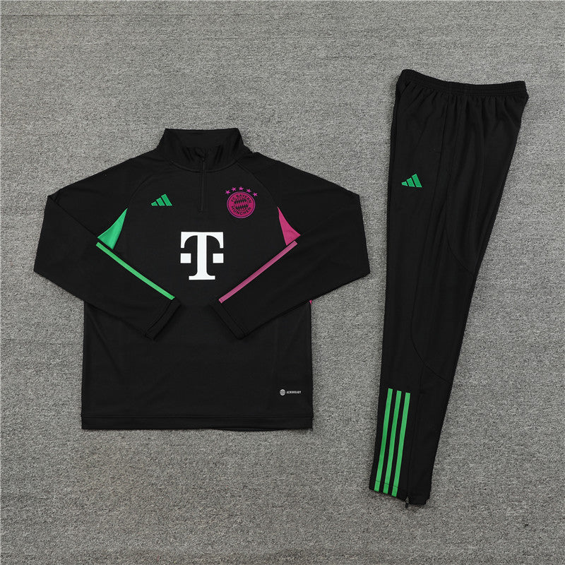 Bayern Munich 23-24 | Light Grey | Tracksuit Retro-footballkits