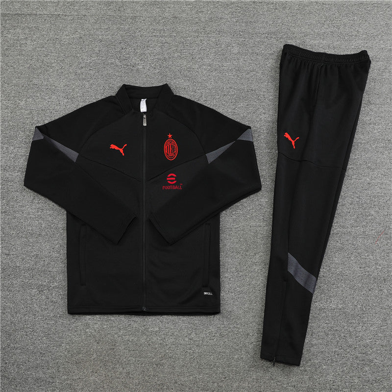 AC Milan 22-23 | Black Tracksuit Retro-footballkits