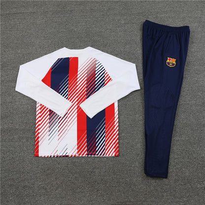 Barcelona 23-24 | White Camouflage Style | Tracksuit Retro-footballkits