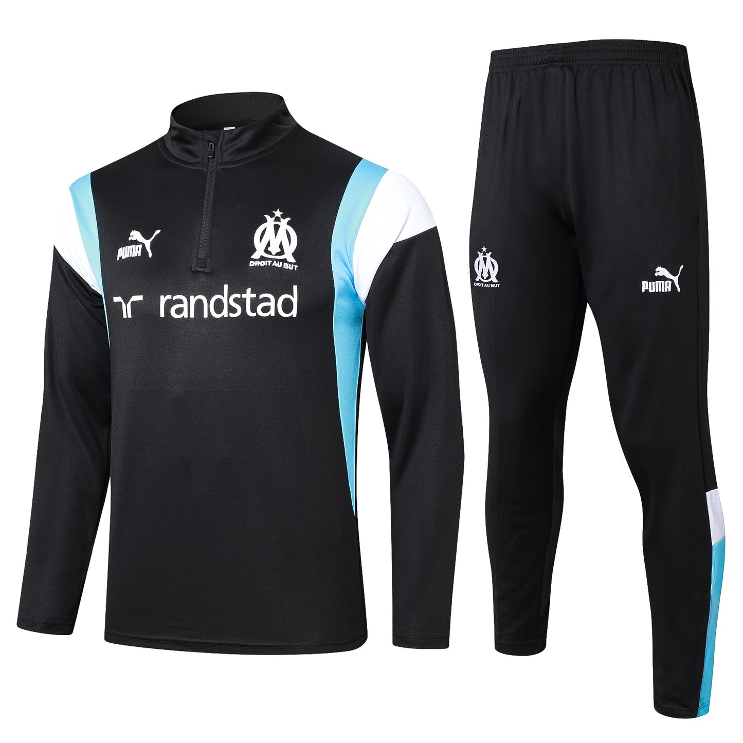 Marseille 23-24 | Black | Tracksuit Retro-footballkits