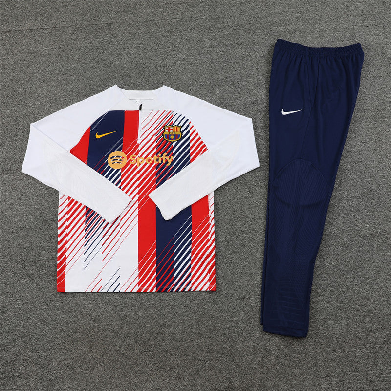 Barcelona 23-24 | White Camouflage Style | Tracksuit Retro-footballkits