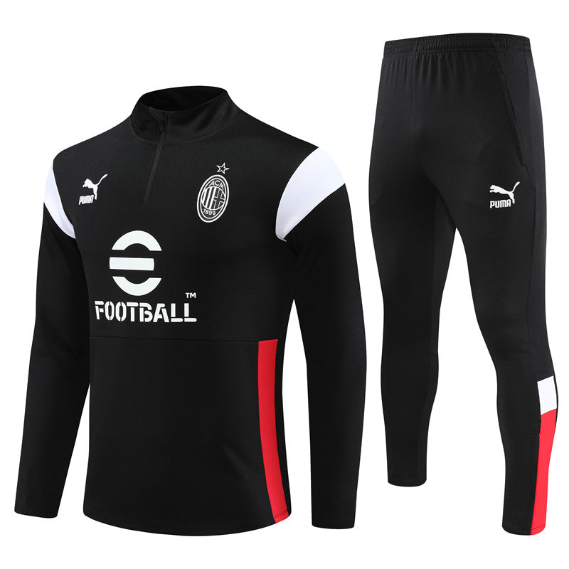 Ac Milan 23-24 | Black | Tracksuit Retro-footballkits